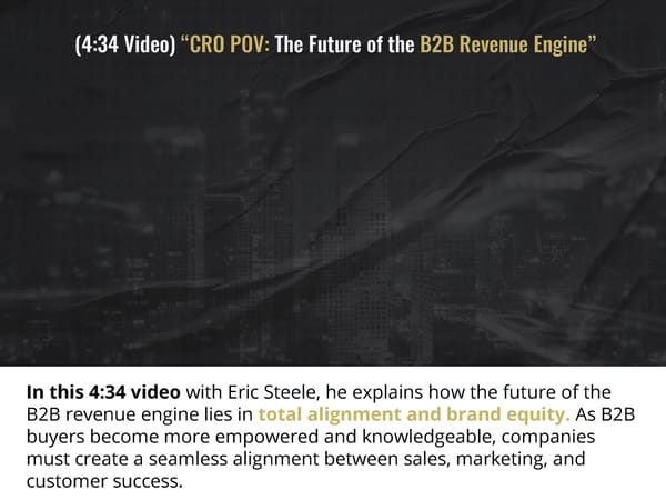 (SM) CRO POV: The Future of the B2B Revenue Engine - Page 6