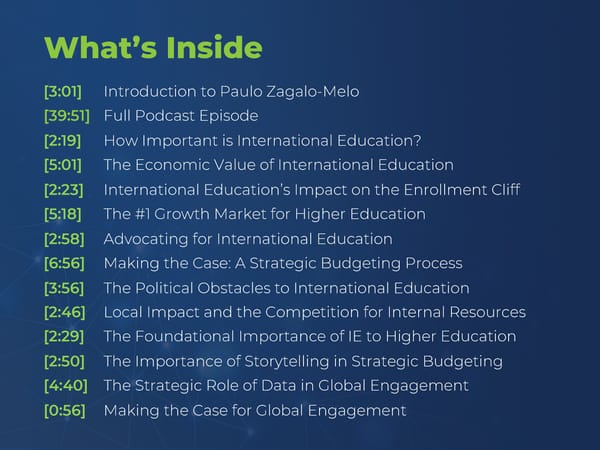 Paulo Zagalo-Melo - “Strategic Budgeting: Championing the Importance of International Education” - Page 2