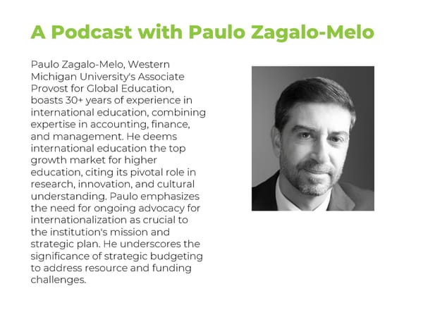 Paulo Zagalo-Melo - “Strategic Budgeting: Championing the Importance of International Education” - Page 3