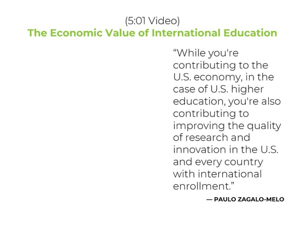 Paulo Zagalo-Melo - “Strategic Budgeting: Championing the Importance of International Education” - Page 7