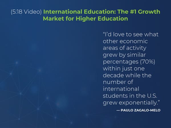 Paulo Zagalo-Melo - “Strategic Budgeting: Championing the Importance of International Education” - Page 9