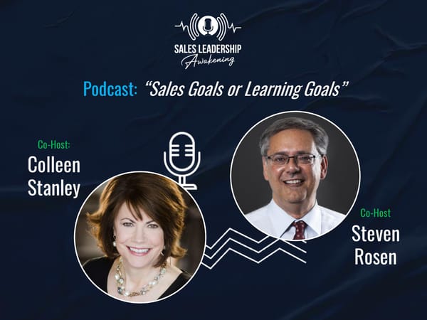 SLA Episode 7s - "Sales Goals or Learning Goals" - Page 1