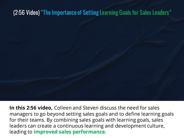 SLA Episode 7s - "Sales Goals or Learning Goals" - Page 6