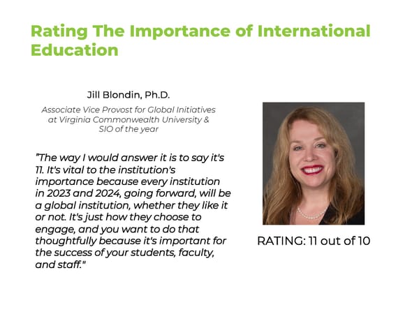 The Vital Importance of International Education - Page 6