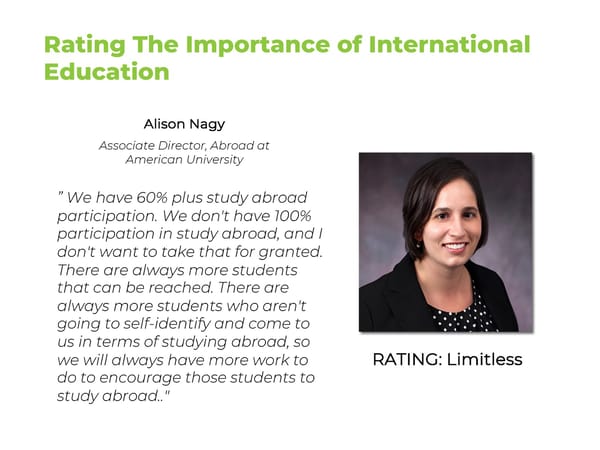 The Vital Importance of International Education - Page 8