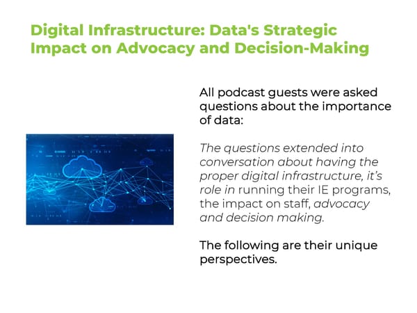 Digital Infrastructure: Data's Strategic Impact on Advocacy and Decision-Making - Page 2