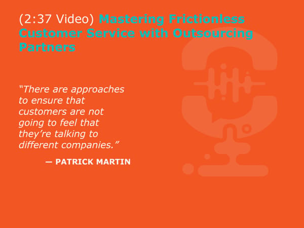 Patrick Martin - "The Frictionless Customer Experience" - Page 11