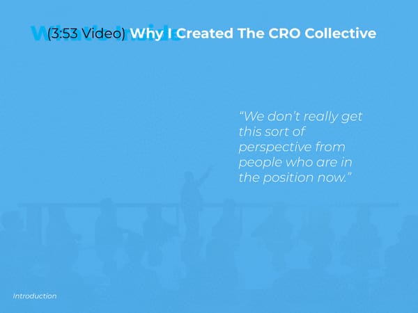 The CRO Collective:  Re-Defining and Developing Chief Revenue Officers - Page 6
