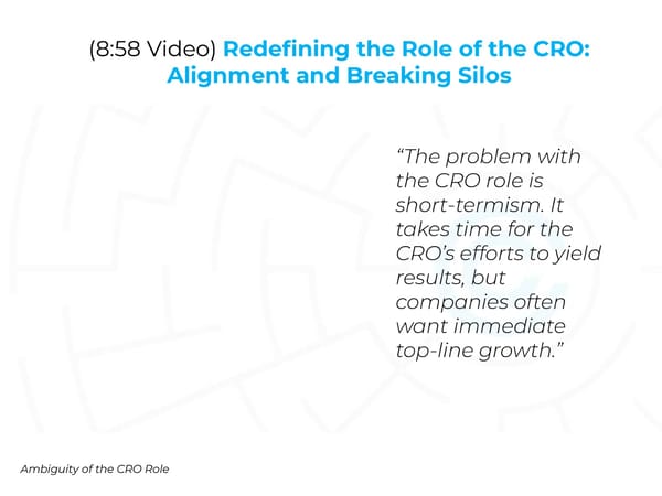 The CRO Collective:  Re-Defining and Developing Chief Revenue Officers - Page 9