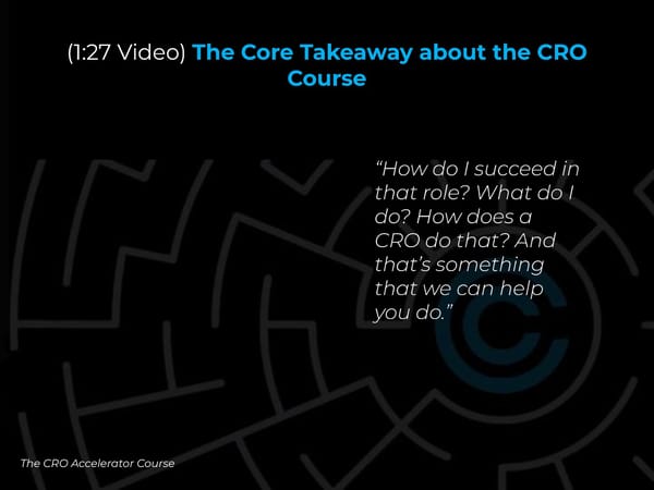 The CRO Collective:  Re-Defining and Developing Chief Revenue Officers - Page 12