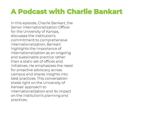 Charlie Bankart - “International Education: A Foundational Pillar for Universities” - Page 3