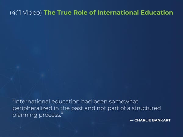 Charlie Bankart - “International Education: A Foundational Pillar for Universities” - Page 6