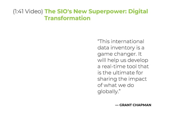 Grant Chapman - "SIO Perspectives: The Missing Link to Global Engagement Growth" - Page 7