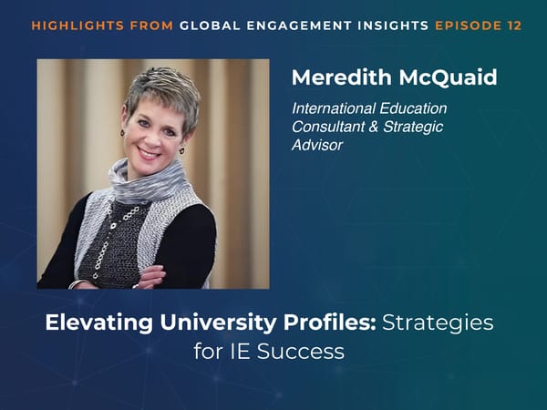Meredith McQuaid- "International Education Consultant & Strategic Advisor" - Page 1