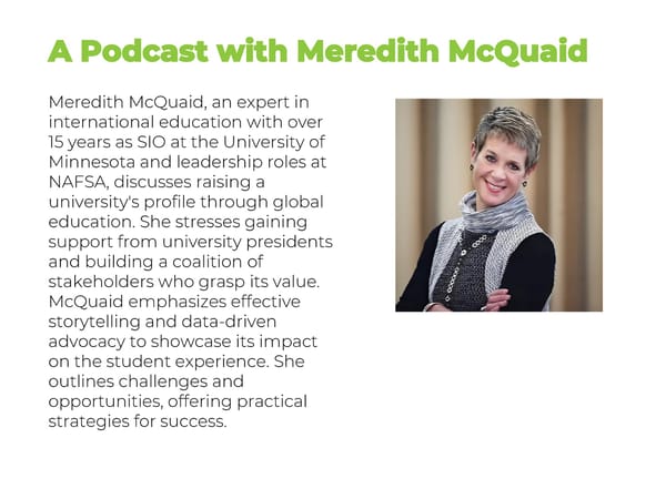 Meredith McQuaid- "International Education Consultant & Strategic Advisor" - Page 3