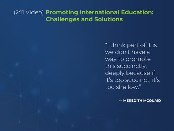 Meredith McQuaid- "International Education Consultant & Strategic Advisor" - Page 6