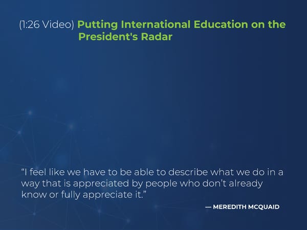 Meredith McQuaid- "International Education Consultant & Strategic Advisor" - Page 14