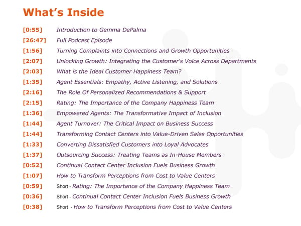 Gemma DePalma - "Creating the Ideal Hybrid Customer Happiness Team" - Page 2