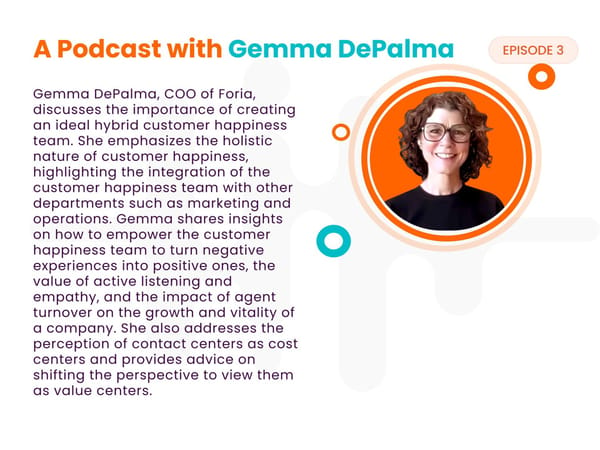 Gemma DePalma - "Creating the Ideal Hybrid Customer Happiness Team" - Page 3