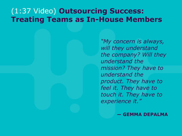 Gemma DePalma - "Creating the Ideal Hybrid Customer Happiness Team" - Page 16