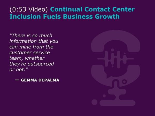 Gemma DePalma - "Creating the Ideal Hybrid Customer Happiness Team" - Page 17