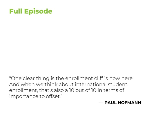 Paul Hofmann - “SIO Essentials: A Strong Digital Infrastructure for International Education” - Page 5
