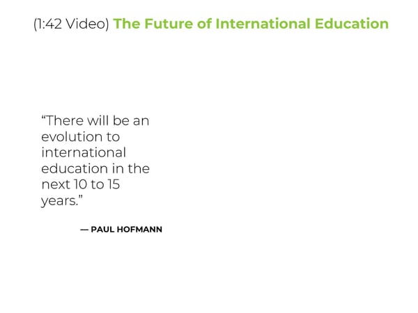 Paul Hofmann - “SIO Essentials: A Strong Digital Infrastructure for International Education” - Page 11