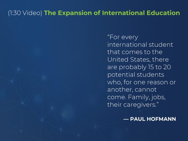 Paul Hofmann - “SIO Essentials: A Strong Digital Infrastructure for International Education” - Page 12