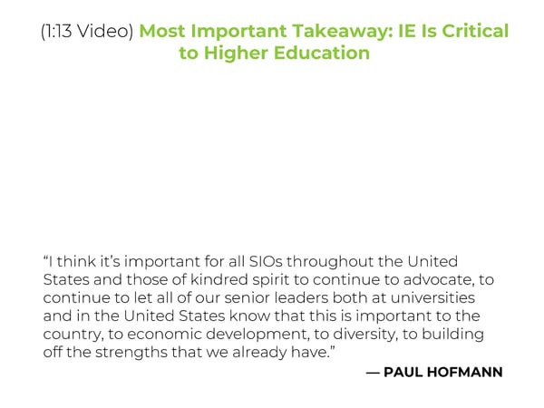 Paul Hofmann - “SIO Essentials: A Strong Digital Infrastructure for International Education” - Page 17