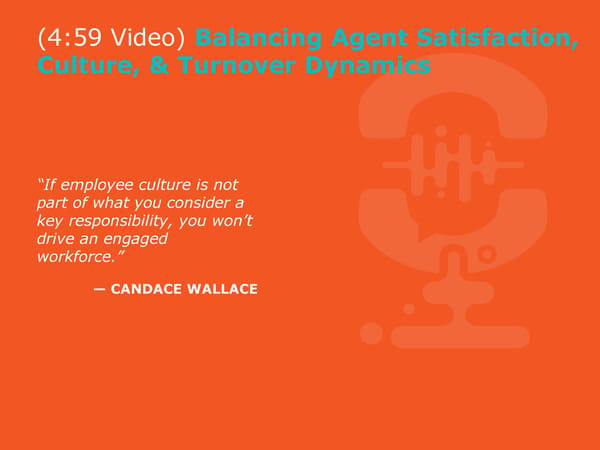 Candace Wallace - "CCOs: Why Advocate for Downward CSAT Trends" - Page 11