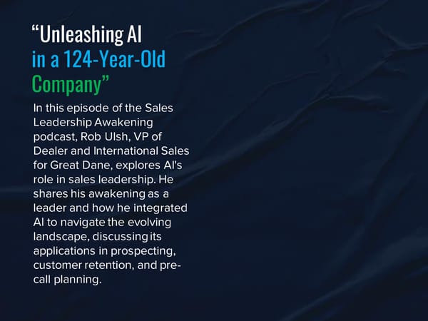 SLA Episode 18s - “Unleashing AI in a 124-Year-Old Company” - Page 3