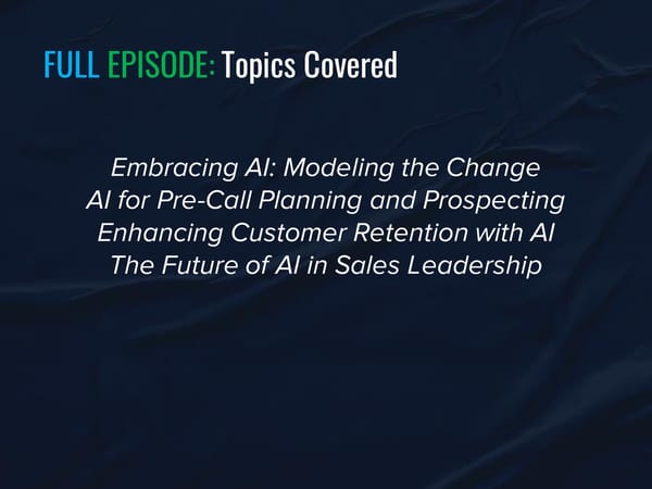 SLA Episode 18s - “Unleashing AI in a 124-Year-Old Company” - Page 5