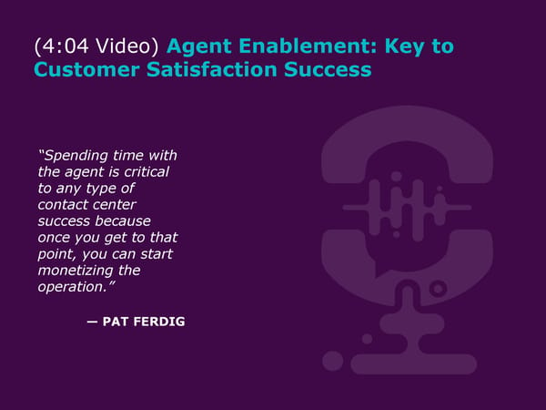 Pat Ferdig - “CCOs: Tackling Systematic Resistance to Accepting Subpar Performance” - Page 9