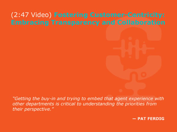 Pat Ferdig - “CCOs: Tackling Systematic Resistance to Accepting Subpar Performance” - Page 11