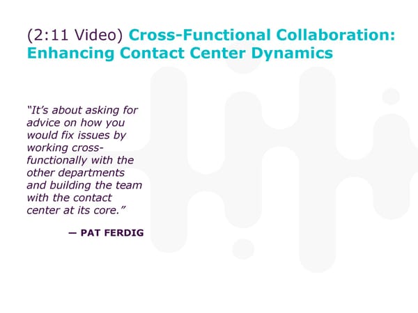Pat Ferdig - “CCOs: Tackling Systematic Resistance to Accepting Subpar Performance” - Page 13