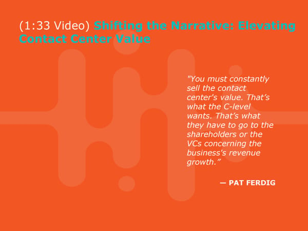 Pat Ferdig - “CCOs: Tackling Systematic Resistance to Accepting Subpar Performance” - Page 14