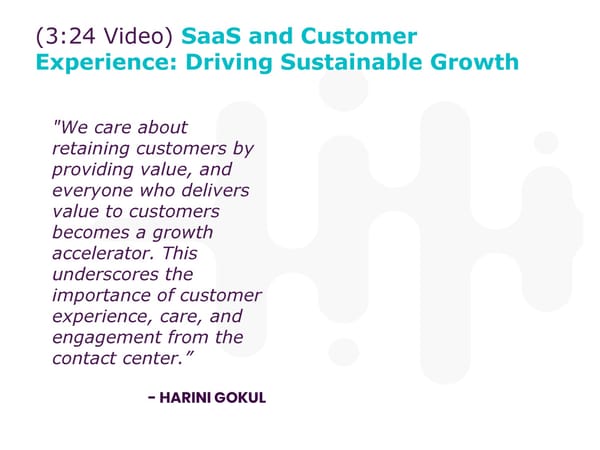 Harini Gokul - "Contact Centers: Accountability and Positive Impact on P&L" - Page 7