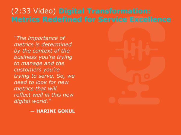 Harini Gokul - "Contact Centers: Accountability and Positive Impact on P&L" - Page 11