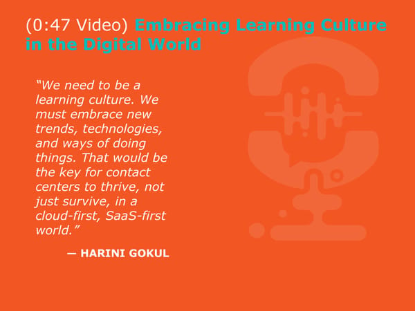 Harini Gokul - "Contact Centers: Accountability and Positive Impact on P&L" - Page 14