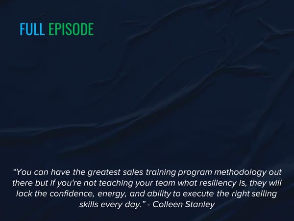 SLA Episode 20c - “Building Resilient Sales Teams To Drive Resilient Revenues” - Page 4