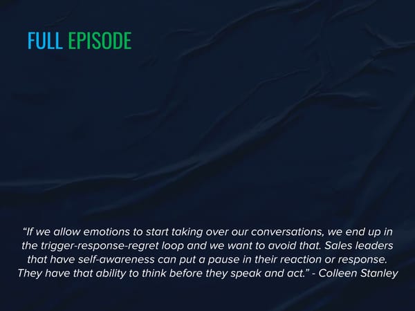 SLA Episode 24c - "Why Emotional Intelligence Matters In Sales Leadership” - Page 4