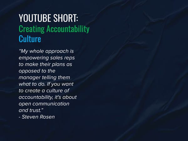 SLA Episode 25s - "The Accountability Dilemma: Why Holding Reps Accountable is Easier Said Than Done” - Page 7