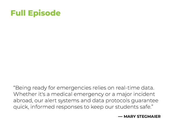 Mary Stegmaier- "How SIOs Use Data to Transform and Save Lives" - Page 4