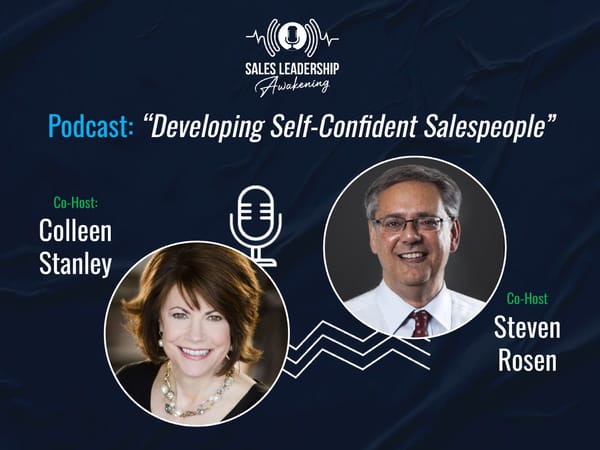 SLA Episode 26s "Developing Self-Confident Salespeople” - Page 1