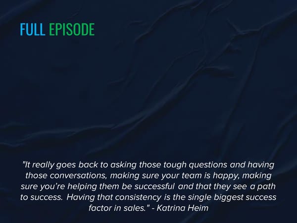 SLA Episode 27s - "Handling Conflict, Building Culture and Growing Sales” - Page 4