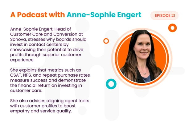 Anne-Sophie Engert - “Why Your Board Should Invest in Your Contact Center” - Page 3