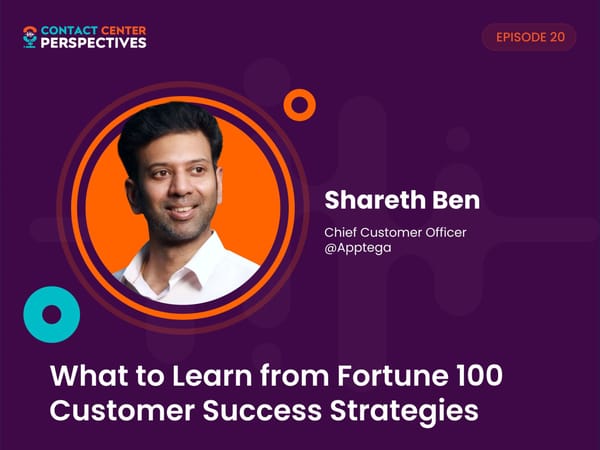 Shareth Ben - “What to Learn from Fortune 100 Customer Success Strategies” - Page 1