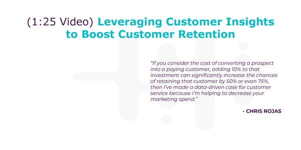 Chris Rojas - "Building Customer Service from the Ground Up" - Page 7