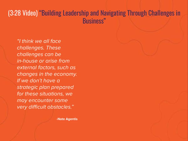 CEO Growth Talks: Nate Agentis Podcast - "Scaling the Business Threefold Through Strategic Resilience" - Page 6