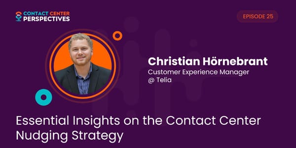 Christian Hörnebrant - "Essential Insights on the Contact Center Nudging Strategy" - Page 1